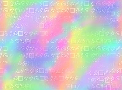 Neon paper with Genius Symbols structure background texture