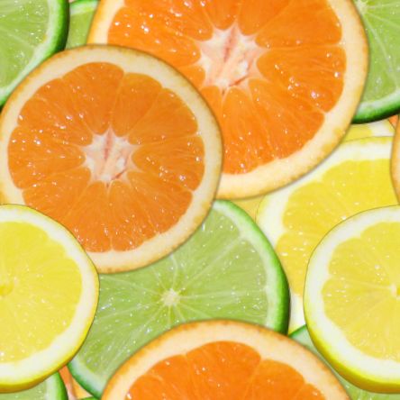 Citrus slices seamless repeating background fill tile texture