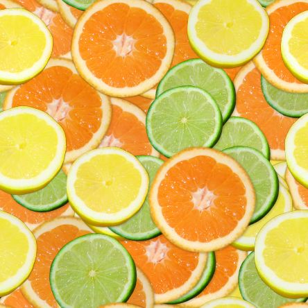 Citrus slices small seamless repeating background 