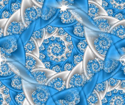 Fractal Turquoise Lace seamless repeating background
