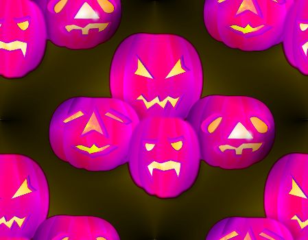 Spooky Purple Halloween Background