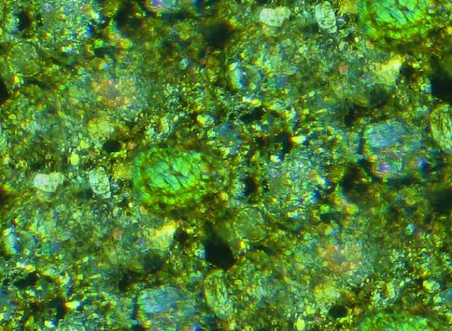 Meteorite Seamless Background Emerald