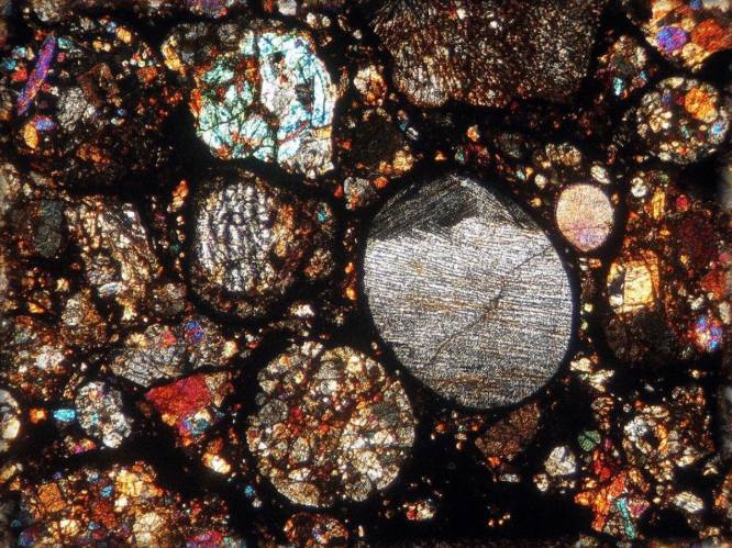 Meteorite Chondrite Background Image Tile