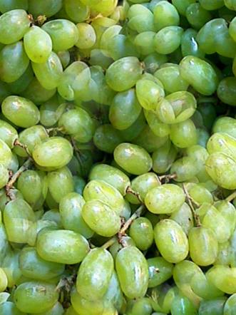 Green Grapes Seamless Background Tile 