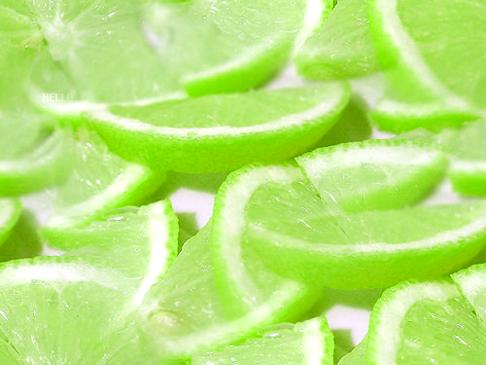 Lime Slices Seamless Background Tile