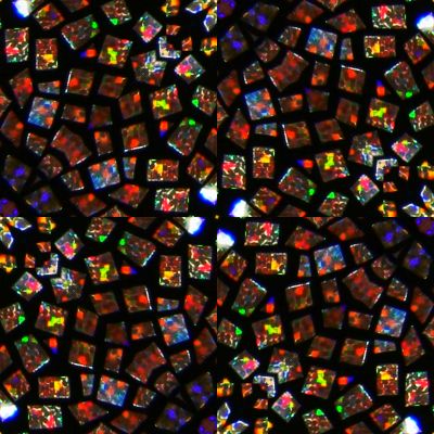 Stained glass mosaic seamless repeating background fill