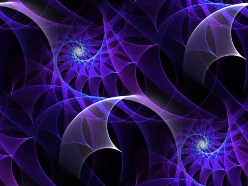 Ultraviolet snails fractal seamless