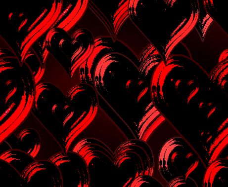Dark Hearts Large Valentines Seamless Repeating Background Image 