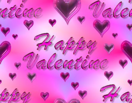 Happy Valentine 2 Seamless Repeating Background Image 