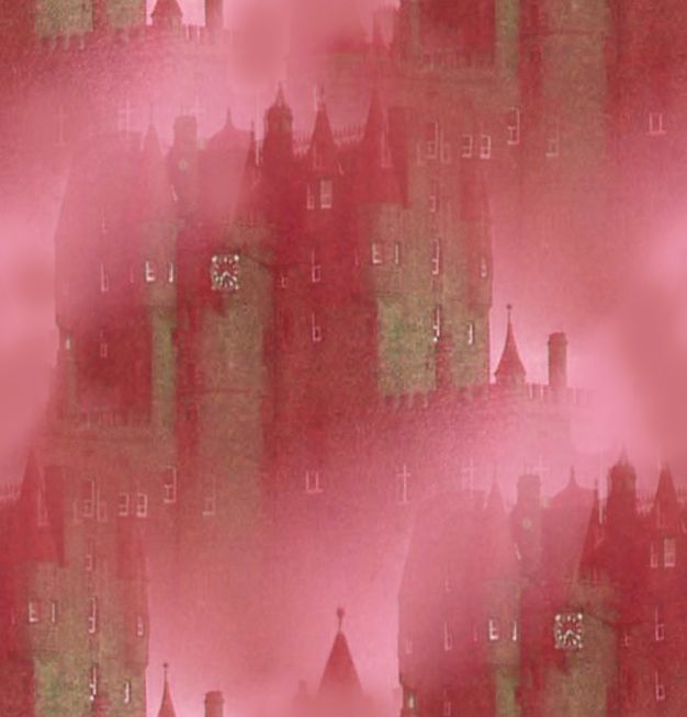 Vampire Background Misty Rose Castle Seamless 