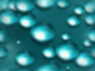 Water drops soft focus turquoise seamless background