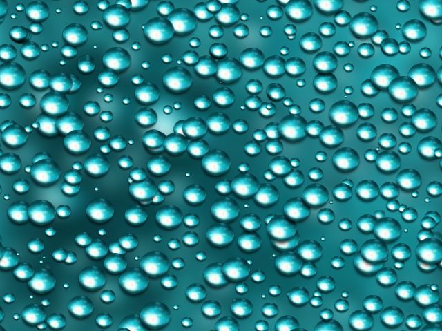 Water drops seamless turquoise repeating background tile