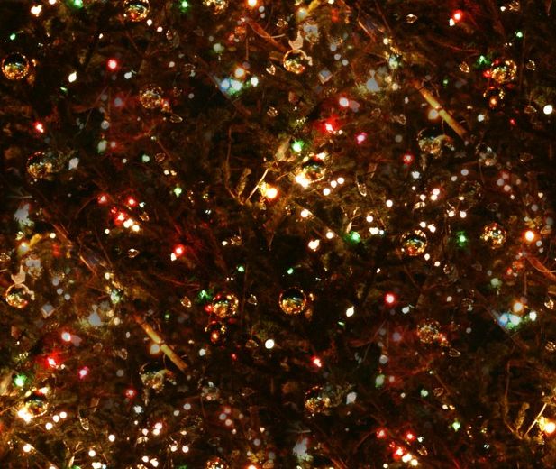Christmas Tree Night Lights Seamless Repeating Background Image 
