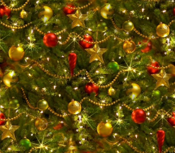Christmas Tree 3 Seamless Repeating Background Image 